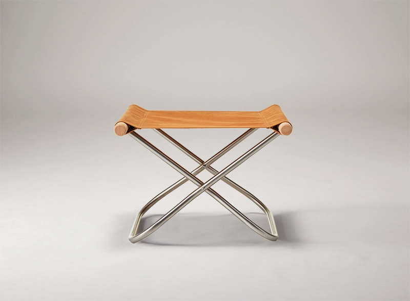 Nychair X Ottoman Oil Finish Camel