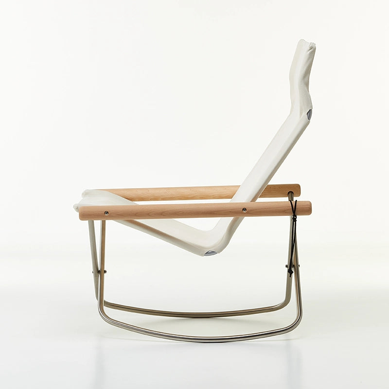 Nychair X Rocking Oil Finish White