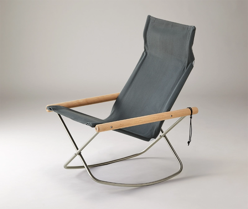 Nychair X Rocking Oil Finish Grey
