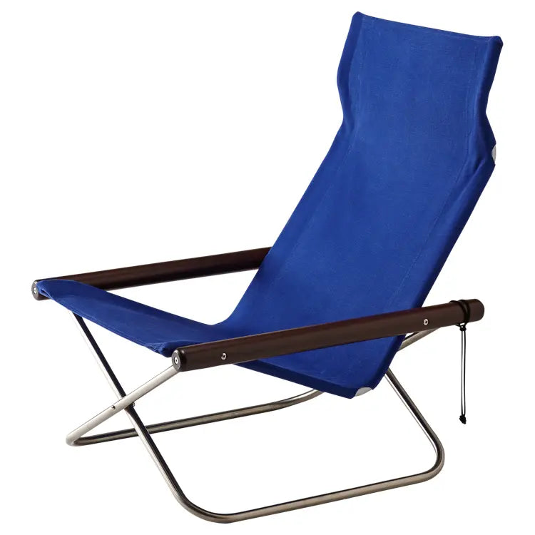 Product Variant Image: Model X Fabric Blue Arm Dark brown